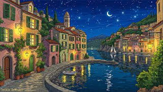 a calm seaside night 1950s with oldies playing in another room | sleep better & relax