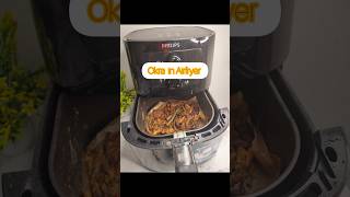 Crispy & Healthy Okra Chips | Airfryer Snack Idea😋 #airfryer #airfryermagic #airfryercooking #yt