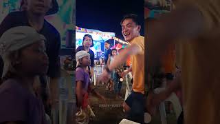 Dancing with Badjao Tribes  in the Philippines  #comedyshorts #dancechallenge  #shortsviral #shorts