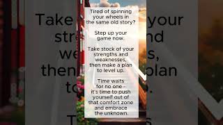Tired of spinning your wheels in the same old story?   #midlifewisdom