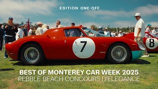 E1O BEST OF MONTEREY CAR WEEK 2025. PEBBLE BEACH CONCOURS D'ELEGANCE WITH PHOTOGRAPHER RIOCAM