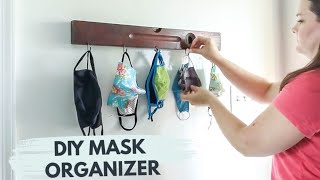 DIY Face Mask Organizer (quick & easy!)