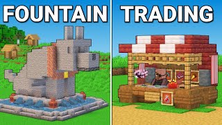 15+ VILLAGE Build Hacks In Minecraft!