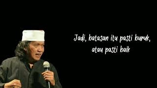 Cak Nun resep hidup bahagia