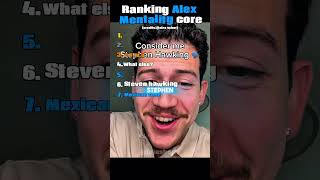 Ranking Alex Schor mentality core #shorts