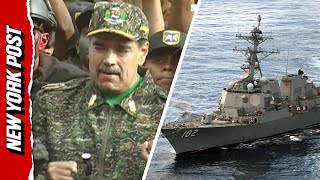Venezuela's Maduro Leads Military Demonstrations as US Deploys Warships to the Region