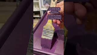 Painting a Gorgeous Table Purple