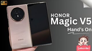 HONOR Magic V5 the Best Foldable Phone of 2025? Full Review | Camera, Display, Battery & AI Features