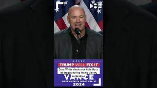Dana White shouts out Adin Ross, Joe Rogan during Trump victory declaration
