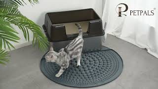 No More Scattered Litter! PetPals® Air Bubble™ Paw Scrub in Action