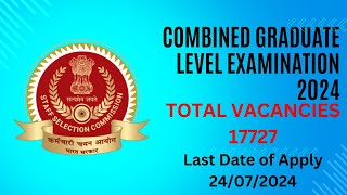 ssc cgle vacancy  2024