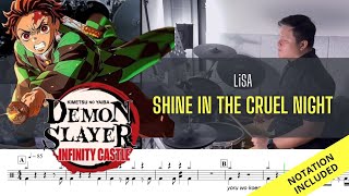 Demon Slayer: Infinity Castle OST| LiSA| Shine In The Cruel Night| Drum Cover| Raymond Goh