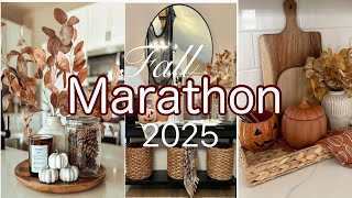 🍂 Ultimate FALL DECOR MARATHON 2025 || 🍁 Cozy Decorate With Me for the Season! 🎃