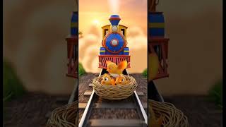 The story of a pigeon who made a nest and laid eggs on the railway track #ai#pigeon #shorts