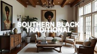Experience  the Elegance of Southern Black Traditional Interior Design | Home Decor