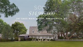$14,995,000 Historic Elegance in Sagaponack