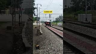 12000 HP 🛒😀😀 #railvlogger #railway #rrbgroupd #railwaycontent #indianrailways #railwaydailylife