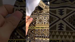 premium Corduroy printed shirts 😍❤️👆 #shirtshut #indianfashioninfluencer #desifashion