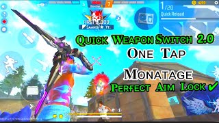 👾Weapon Switch  2.0 || One tap Montage 🥵🥶 || 📱Poco X5 Pro ⚙️|| Lightning Game Play 👾🌬️🌪️