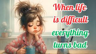 When life is difficult and everything turns bad... #learnenglishthroughstory #bestenglishstories