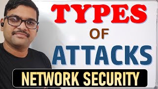 02-Types of Attacks in Network Security | Active vs Passive Attacks | Cryptography &Network Security