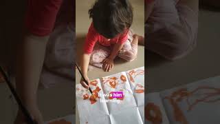 Why wait when u can start early ❤️#artfulkids #creativekids #gigglesincolor #kidsarttime