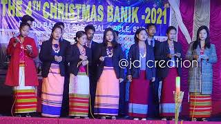 Tini horni aichukgo // kokborok gospel group song // Lalit bazar Christmas banik 2021
