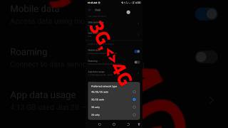 Network 3G and 4G