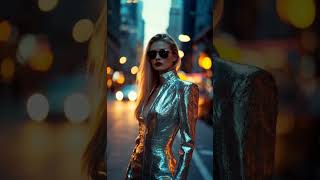 🚨 She Shines Like Silver in the Streets of New York | Viral Blonde Bombshell on the Highway 💥🔥