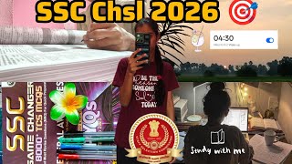 SSC Chsl 2026 🎯 as a beginner 📈 | first attempt 💯 2026 ssc + college #study #sscaspirant 