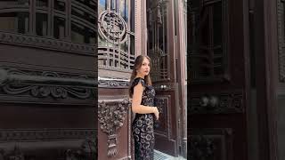Loving the vintage charm of this lace dress today. 🕰️🖤#rihoas  #VintageCharm #LaceLove #ChicVibes