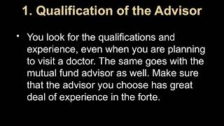 How to Choose the Best Mutual Fund Advisor