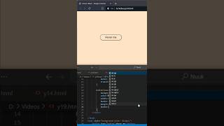 How To Create CSS Hover Effect In Button!#css #csstips #frontend