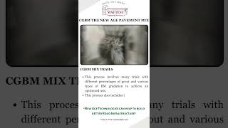 CGBM (Cement Grouted Bituminous Mix) #cgbm #road #roadconstruction #flexiblepayment