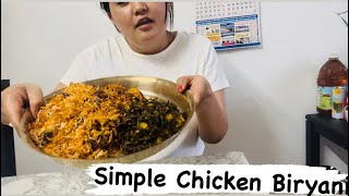 Simple Chicken Biryani | Nepali, Mukbang ||.....
