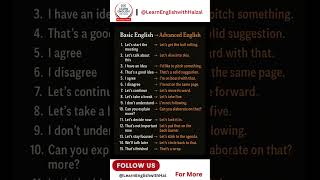 Basic vs Advanced English 💬 Speak Smarter Instantly! #learnenglishwithhaizal