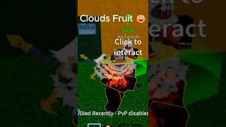Black Eyes Cloud Fruit 😃😇 #roblox #bloxfruitroblox  #bloxfruits
