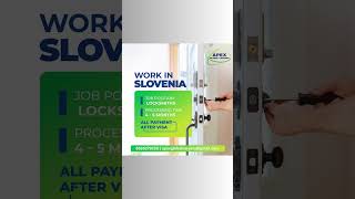 #sloveniajobs #locksmith #skilledjobs #workabroad #overseasjobs #europejob#technicaljobs #metalwork