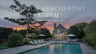 $7,695,000 Rare Quogue Beachfront Retreat