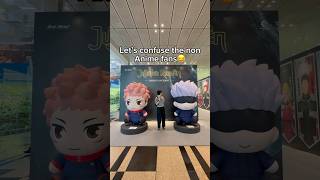 Let’s confuse the non anime fans😂✨#jujutsukaisen #chainsawman #myheroacademia #demonslayer