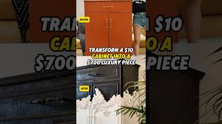 Transform a $10 Cabinet into a $700 Luxury  #diy #sold #makemoney #revamping