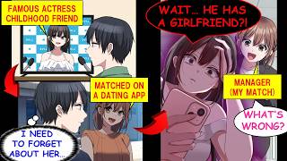 [Manga Dub] I Matched With My Famous Childhood Friend's Manager... She LOST IT.[RomCom]