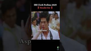 SBI Clerk Prelims Results Out‼️#sbiclerk2025 #viral #sbiprelims #results #scorecard