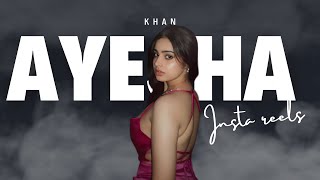 Ayesha khan insta hot reels || big boss || Actress