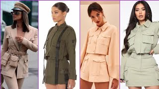 Stylish +30 Trendy Women's Safari Suit | Jacket Styles🤩🔥💝