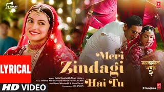 Meri Zindagi Hai Tu Lyrical | Satyameva Jayate 2 | John A,Divya K Kumar | Rochak,Jubin,Neeti,Manoj M