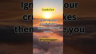 Ignoring your crush makes them notice you more... #crushfeels #lovehacks #datingtruths #mixedsignals