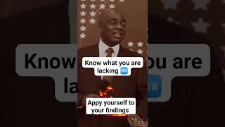 know what you are lacking #davidoyedepomotivational #davidoyedepo #davidoyedepomessages #wisdom