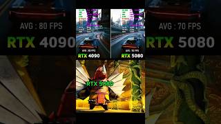 RTX 5080 16GB VS RTX 4090 24GB in 2025 !!! #shorts #benchmark
