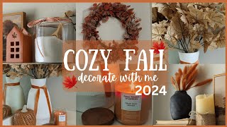 🍂NEW!🍂 2024 FALL DECORATE WITH ME│COZY FALL DECORATING IDEAS│SIMPLE FALL DECOR│FALL HOME DECORATING